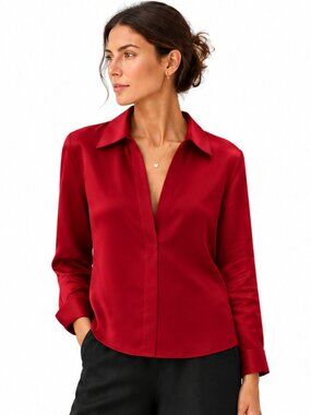 Heavy satin blouse, Tres You